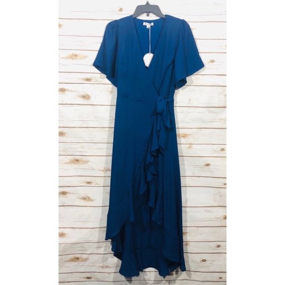 Wild Honey‎ Women’s Wrap Ruffle Skirt Maxi Dress Size S